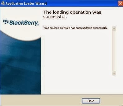Fin Installation Blackberry OS Comment Flasher les téléphones Blackberry