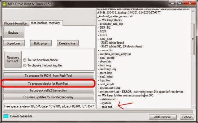 Preparer bakup pour SP FlashTool Comment extraire et flasher un stock ROM Mediatek (Tecno, ...)