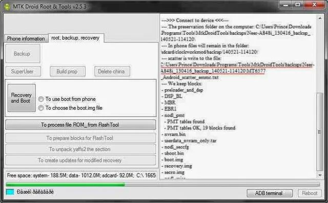 sauvegarde MTK Comment extraire et flasher un stock ROM Mediatek (Tecno, ...)