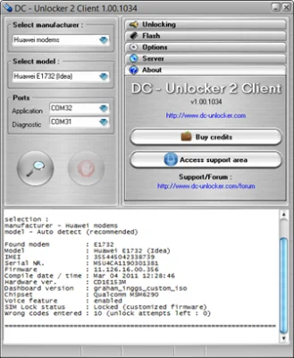 Huawei modem DC Unlocker 329x400 Comment R&eacute;initialiser le compteur de d&eacute;blocage du modem Huawei bloqu&eacute; (nouvelle m&eacute;thode)