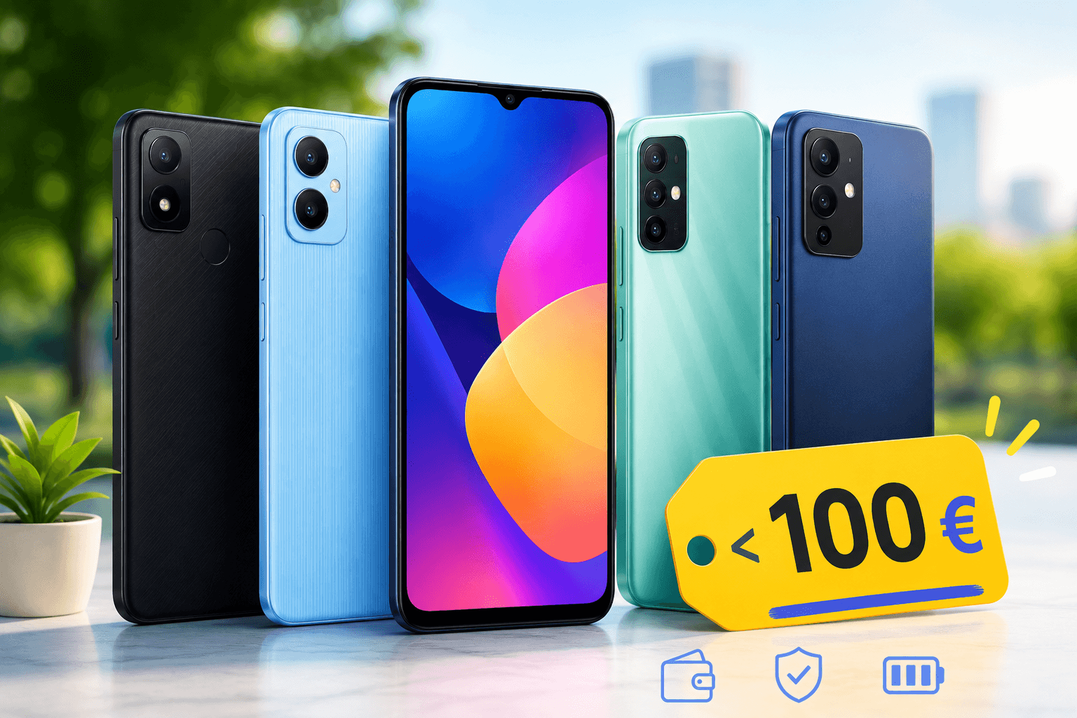 Meilleurs smartphones à moins de 100 euros en 2026 : Le comparatif ultime