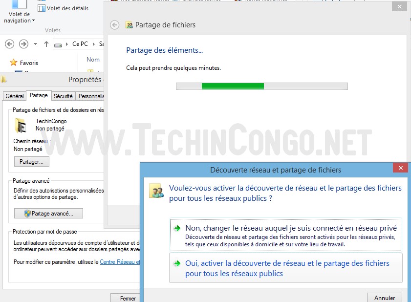 Decouverte reseau et partage de fichier