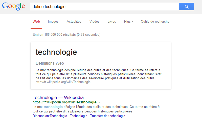 Definition du mot Definition du mot 10 Astuces pour faire des Recherche Google Avancé comme un Pro