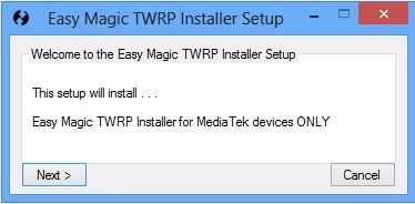Easy Magic TWRP Installer Comment Installer TWRP recovery sur un Smartphone Android Mediatek