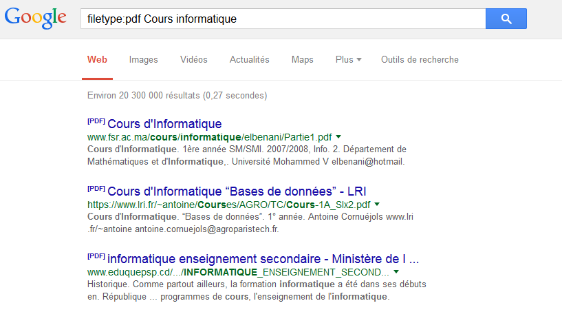File Type File Type 10 Astuces pour faire des Recherche Google Avancé comme un Pro