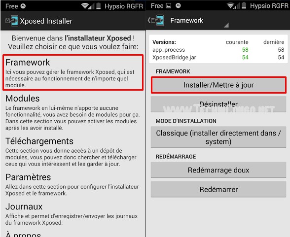 Installation Xposed Framework Comment changer IMEI de son Android (Samsung Galaxy, HTC, Sony, …)
