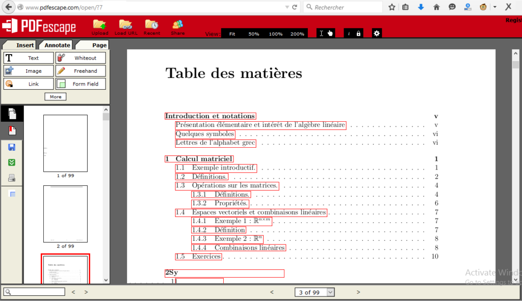Editeur PDF en ligne PDFescape 1024x591 Comment Éditer un Fichier PDF avec ou sans Logiciel