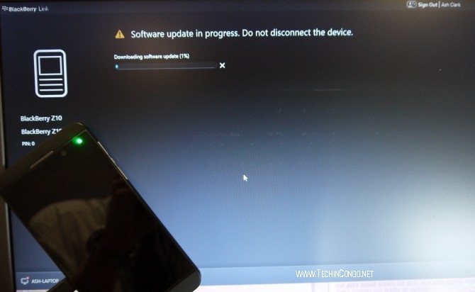 Flasher BlackBerry 10 en cours Comment flasher Les BlackBerry 10 avec BlackBerry Link