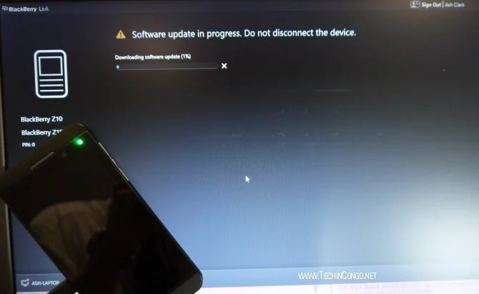 Flasher BlackBerry 10 en cours Comment flasher Les BlackBerry 10 avec BlackBerry Link