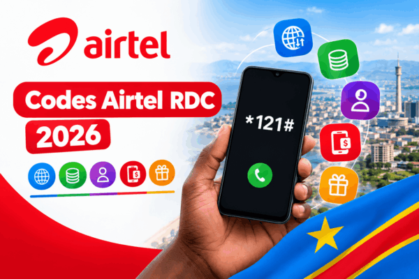 Codes Airtel RDC 2026 : Liste Complète des Codes USSD Airtel