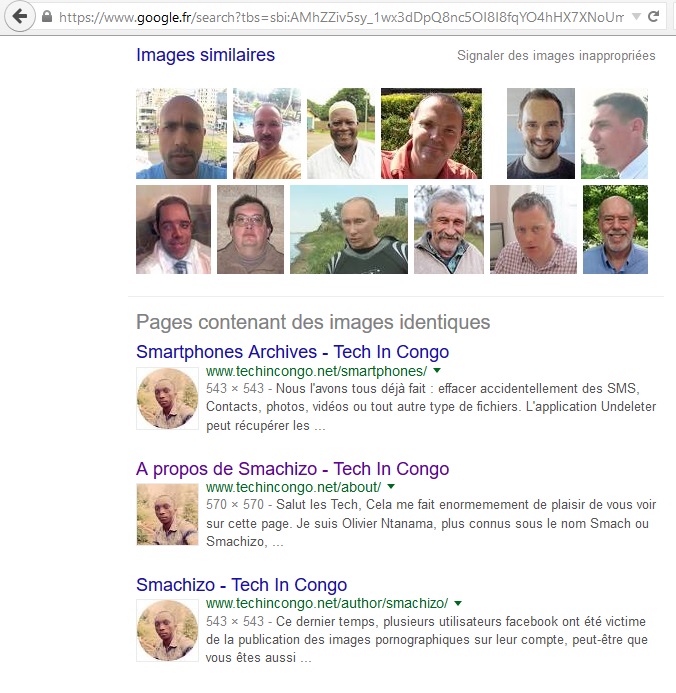 Pages contenant les images identiques Comment effectuer une recherche google à partir d'une image (PC/Android/iPhone)