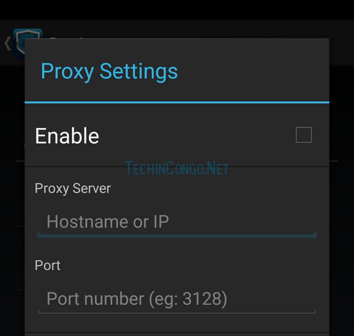 Proxy Port Settings VPN Comment utiliser DroidVPN pour internet gratuit