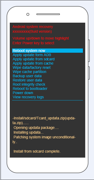 Android system recovery Tecno C8 Tecno Camon C8 : la mise à jour vers Android 6.0 Marshmallow est disponible.