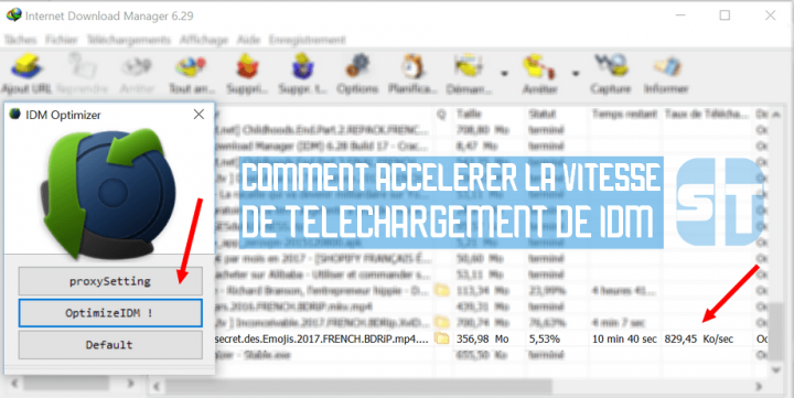 IDM Optimizer 720x361 Comment accélérer la vitesse de téléchargement de IDM