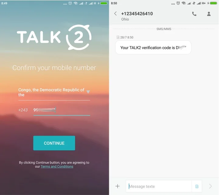 Inscription Talk2 WhatsApp Inscription Talk2 WhatsApp Comment utiliser WhatsApp sans Numéro de téléphone