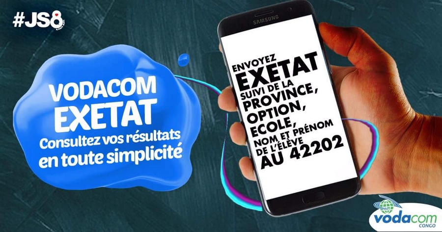 Vodacom Exetat 2016 resultat Vodacom Exetat 2016 resultat EXETAT 2018 RDC : Comment vérifier les résultats d’examen d’état 2018