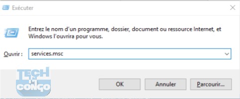 executer services Comment réduire la consommation abusive des données de Windows 10