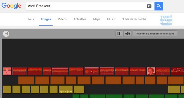 Atari Breakout Top 5 Jeux cachés dans le moteur de recherche Google