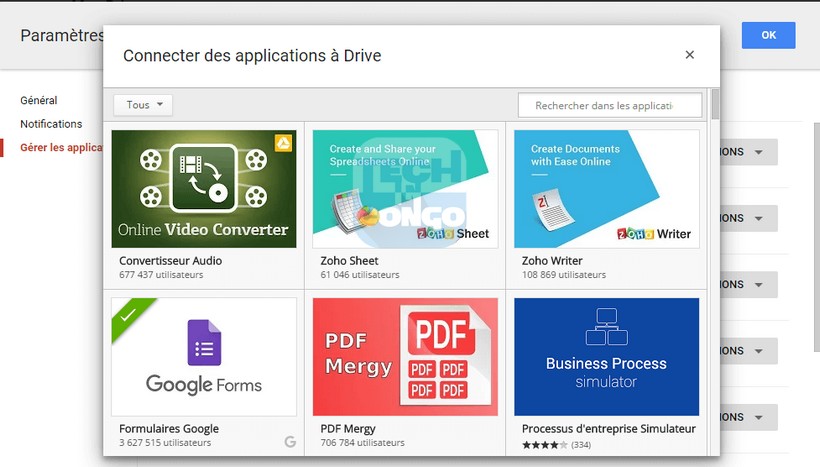Connecter applications a Drive Comment installer et utiliser des applications dans Google Drive