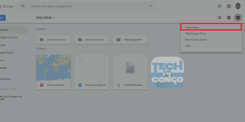 Parametres Google Drive Comment installer et utiliser des applications dans Google Drive
