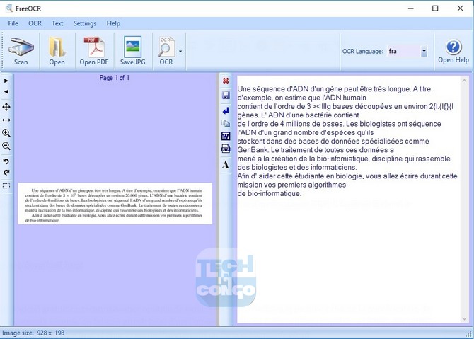 FREEOCR FREEOCR Top 5 logiciels OCR gratuits pour convertir un document PDF en Word ou texte
