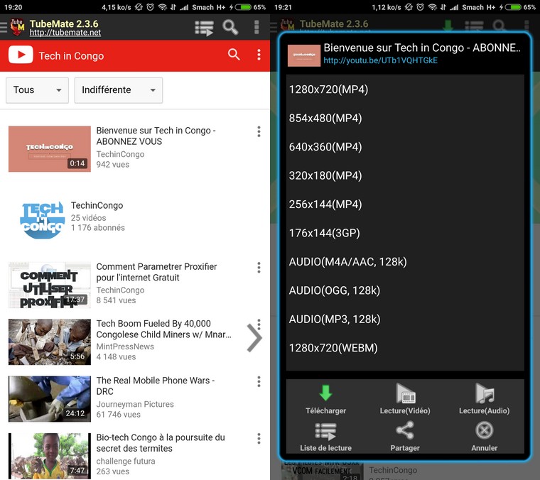 Telecharger TubeMate 10 Meilleures applications non disponibles sur Google Play store
