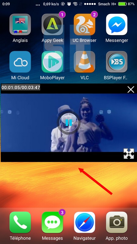 BS Player Pop Up Video Comment activer le mode Picture in Picture sur Android