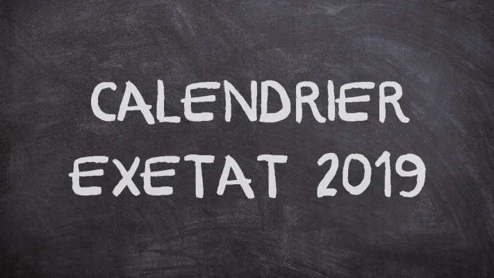 CALENDRIER EXETAT 2019 711x400 RÉSULTAT EXETAT 2019 – Voici Comment Vérifier + Journal Exetat 2019