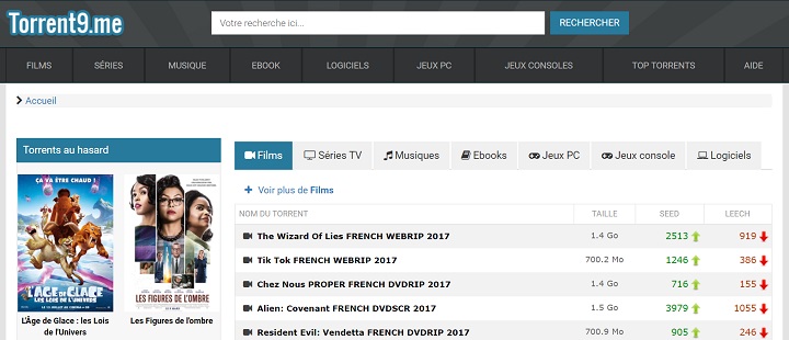 Torrent9 Top 10 Sites Torrents Français pour Télécharger des Films & Séries en VF
