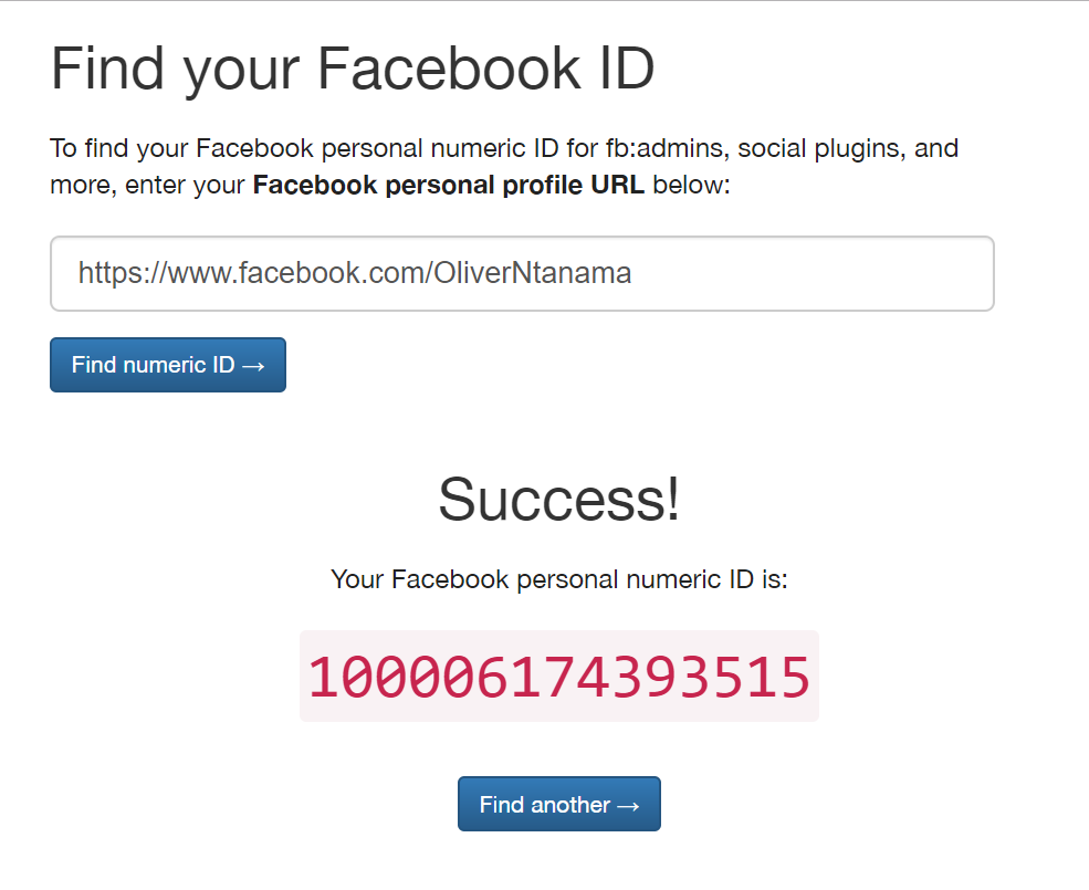 FindMyFBid Le code @[4:0] ne permet pas de vérifier si votre compte Facebook a été piraté