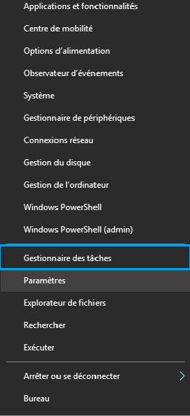 Menu Demarrer Outils Désactiver l’exécution automatique d'un programme au démarrage de Windows 10/8/7
