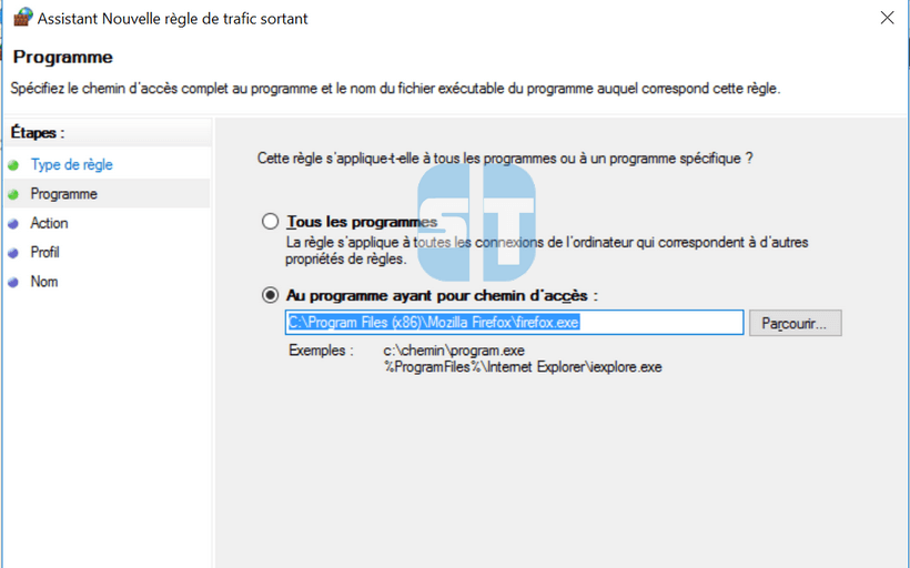 chemin dacces de firefox pour le trafic chemin dacces de firefox pour le trafic Comment empêcher un programme d'accéder à internet sans logiciel