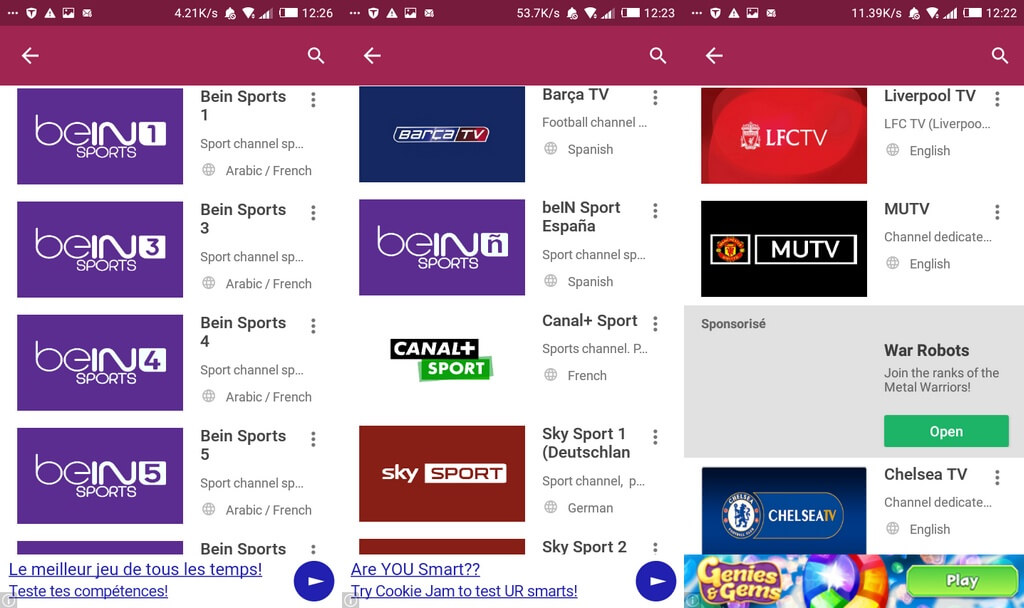 Sites et Applications pour Voir un Match de Foot en Direct en Streaming