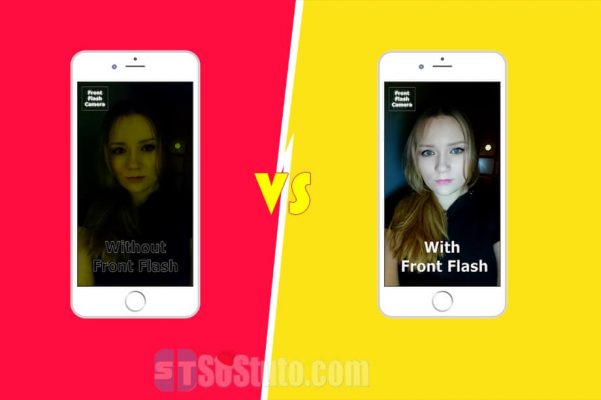 prendre selfie avec flash 601x400 Comment prendre un jolie selfie la nuit avec la camera frontale sur iPhone ou Android