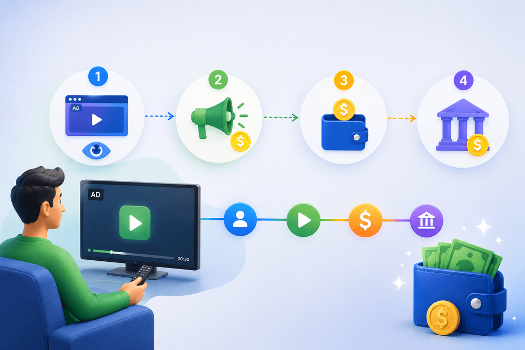 Comment fonctionne les sites pour gagner de l'argent en regardant des pubs