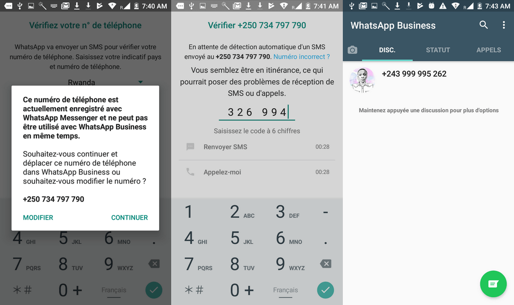 Configurations WhatsApp Business 1024x608 Télécharger WhatsApp Business pour Android + Comment l’utiliser