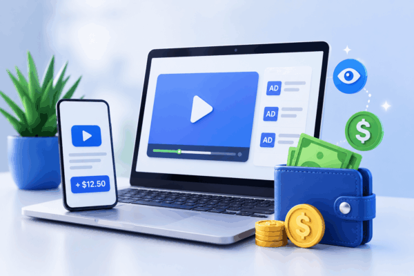Top 10 sites pour gagner de l’argent en regardant des pubs (2026)