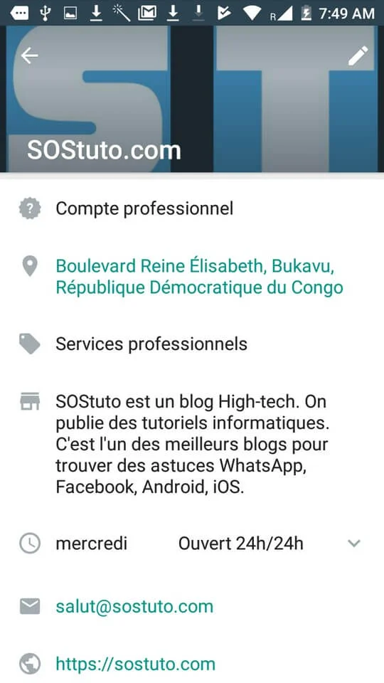 compte professionnel whatsapp T&eacute;l&eacute;charger WhatsApp Business pour Android + Comment l&rsquo;utiliser
