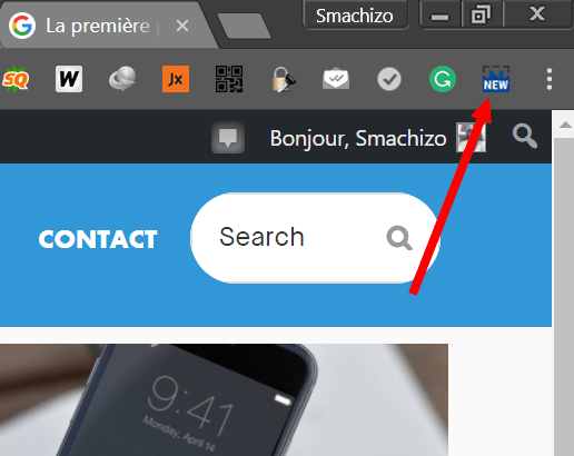 Place des extensions dans Chrome Place des extensions dans Chrome Comment enregistrer son écran de bureau avec Google Chrome sur Windows / Mac / Linux