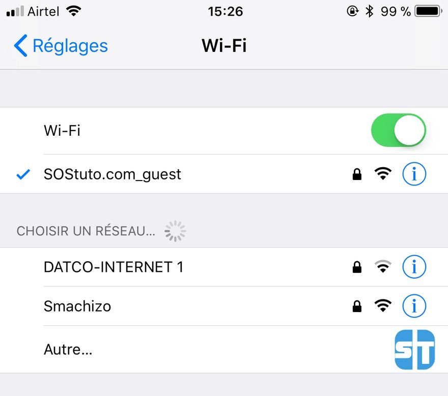 connect&eacute; au reseau wifi iphone Comment partager son r&eacute;seau WiFi avec un Code QR sur Android & iPhone
