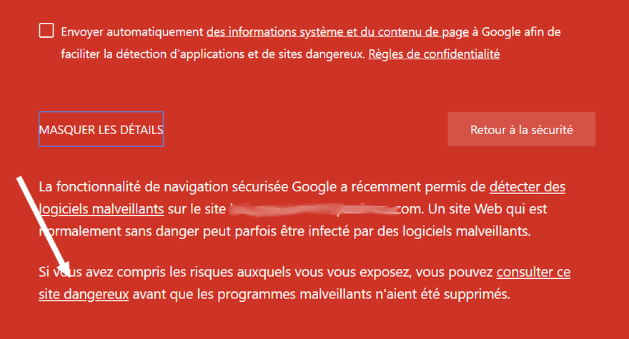 Consulter ce site dangereux dans Chrome Comment fixer les erreurs li&eacute;es &agrave; la s&eacute;curit&eacute; dans Google Chrome