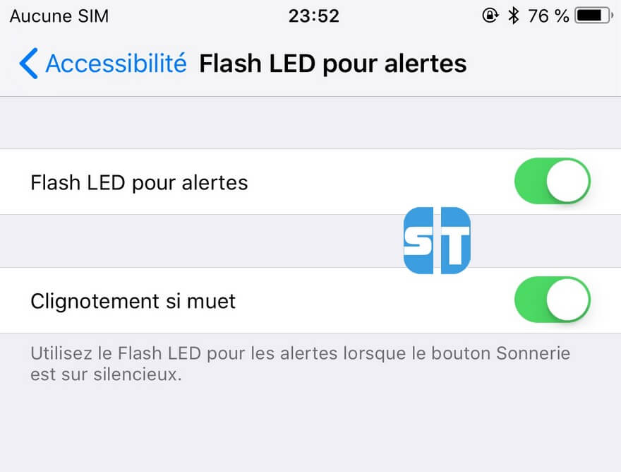 Flash LED pour les alertes iPhone Comment activer la notification par flash lors d’un appel entrant sur Android