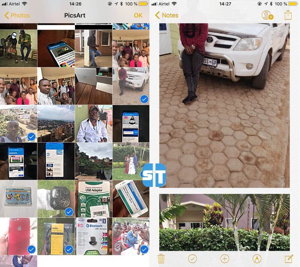 photos dans notes Comment protéger ses photos sur iPhone avec un mot de passe sans application