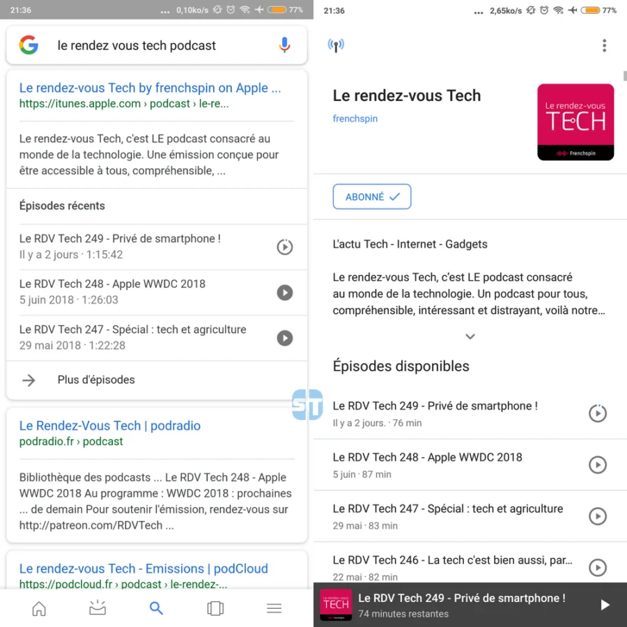 Google Podcast Le Rendez vous TECH 900x900 T&eacute;l&eacute;charger Google Podcasts pour Android : la nouvelle fa&ccedil;on d&rsquo;&eacute;couter les podcasts