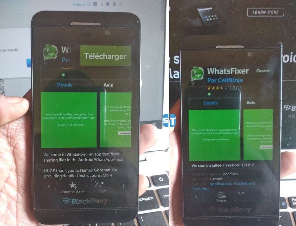 telecharger WhatsFixer blackberry telecharger WhatsFixer blackberry Télécharger WhatsFixer pour BlackBerry 10 pour fixer le problème d’envoie des photos