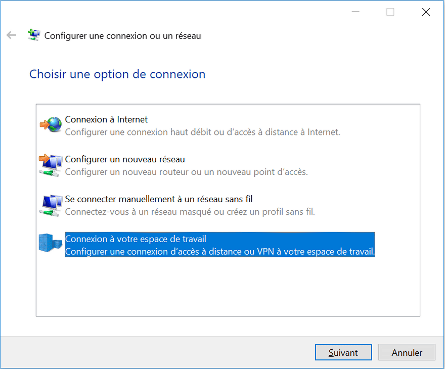 configuration vpn 1 Comment se Connecter à un serveur VPN GRATUIT sur Windows & Android sans logiciel