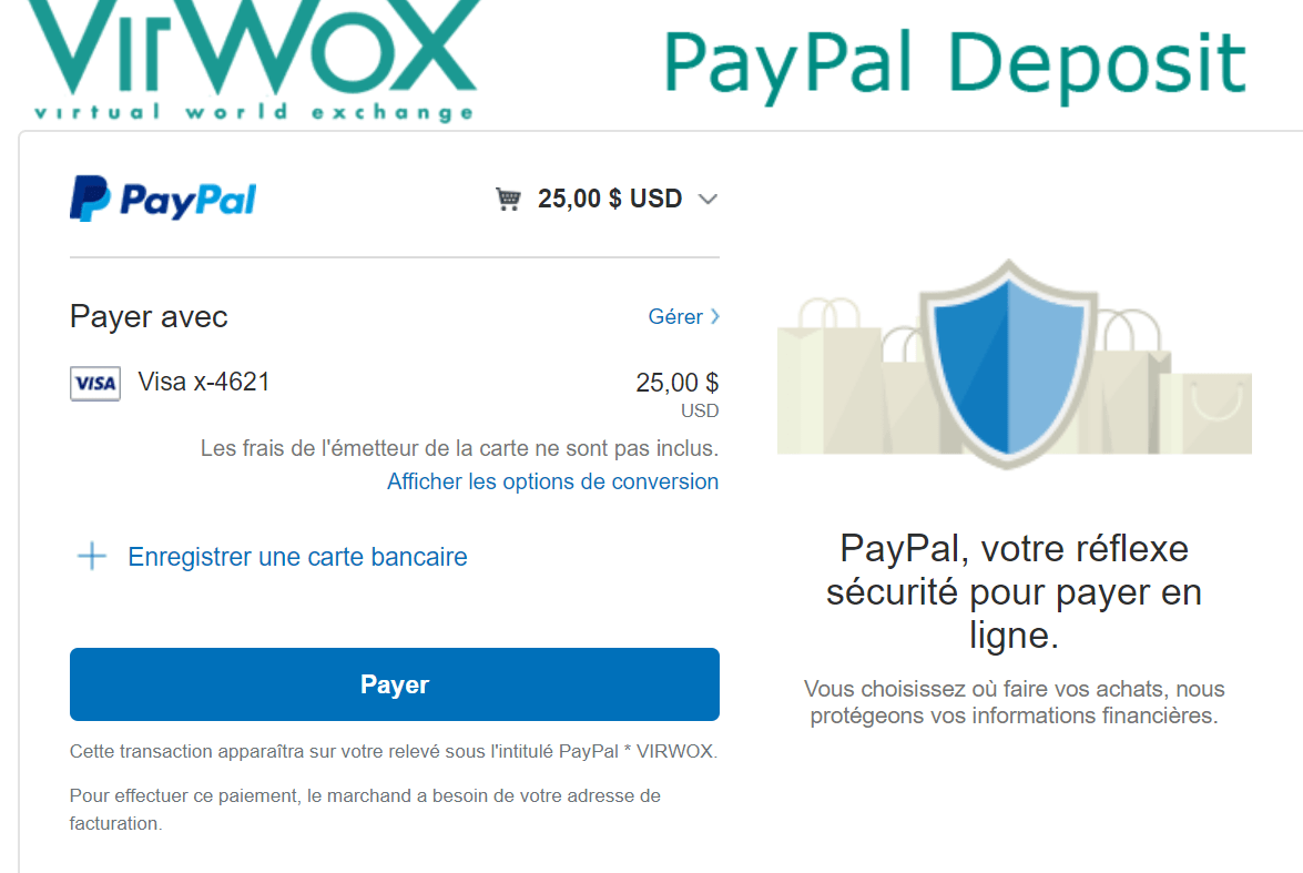 paypal virwox Acheter des bitcoins rapidement, sans vérification avec PayPal