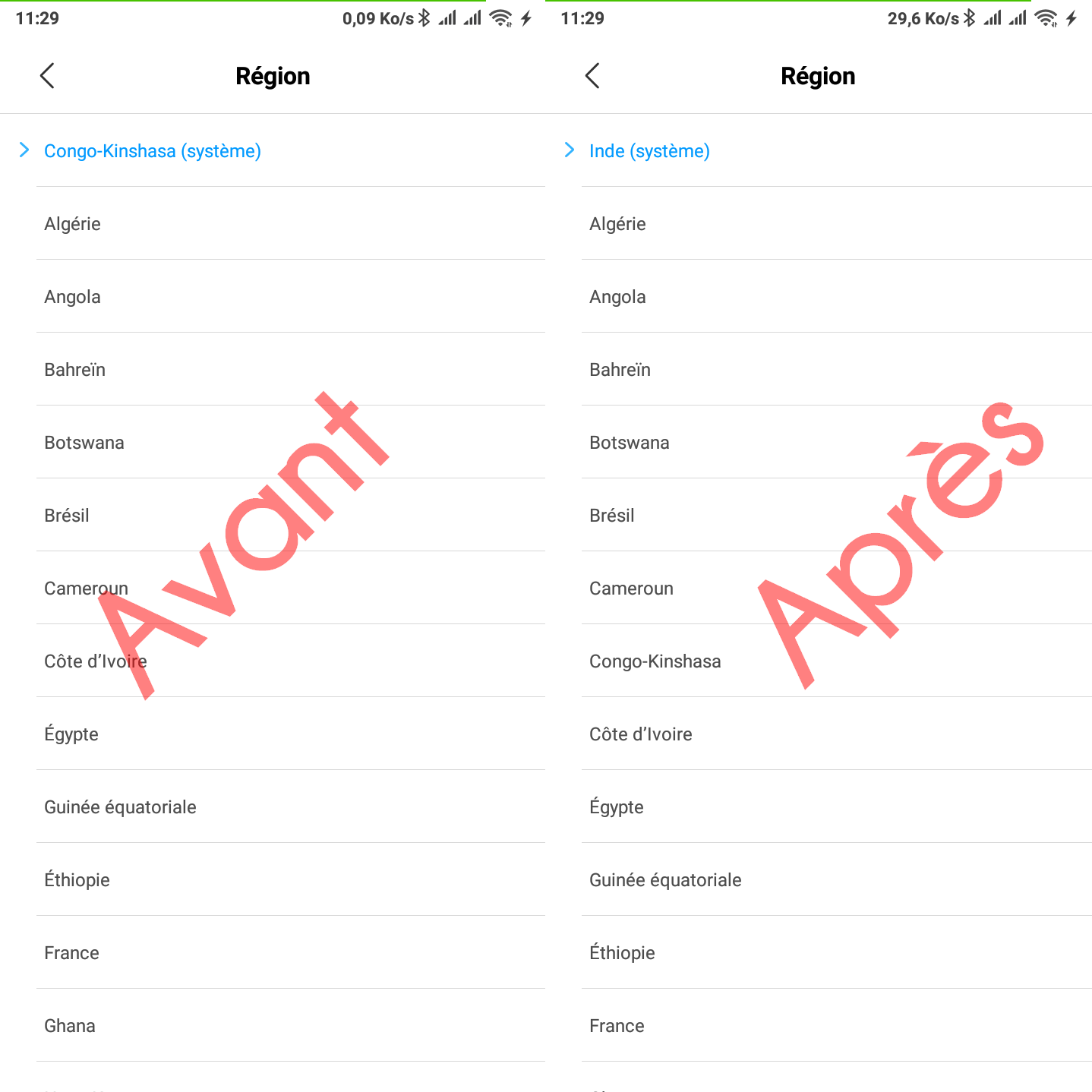 Changer region MIUI Comment Activer la Reconnaissance Faciale sur votre Xiaomi sous MIUI 10