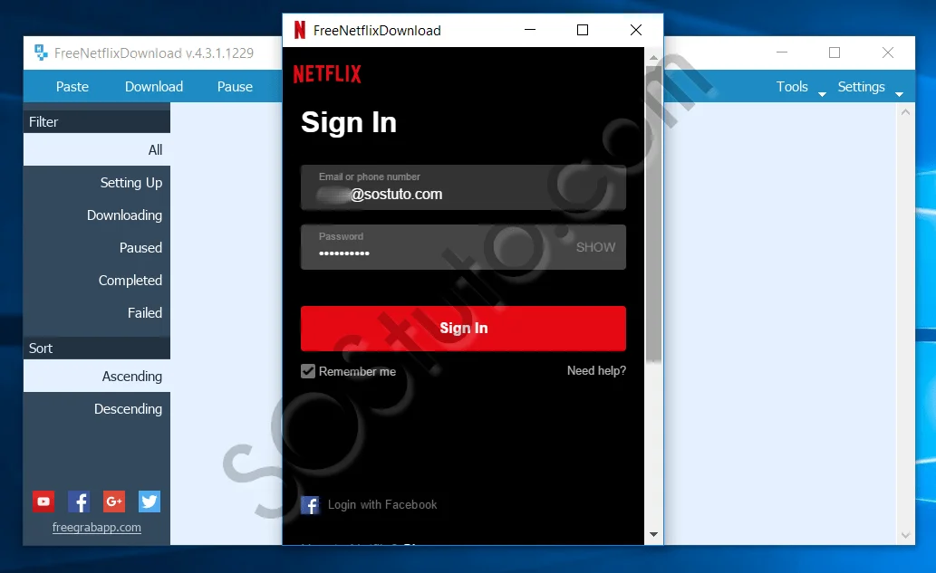Sign In Netflix FlixGrab - Comment t&eacute;l&eacute;charger les vid&eacute;os NetFlix sur PC (Films&S&eacute;ries)