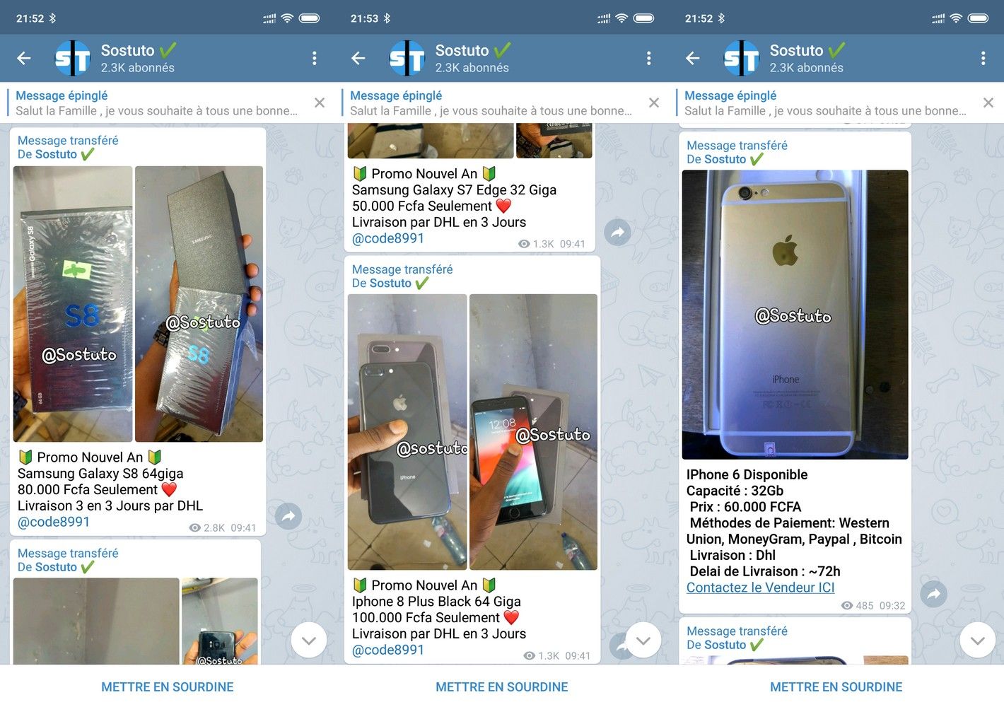 faux canal sostuto telegram Le Carding - Je me suis fait Arnaquer sur un Canal Telegram